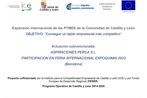 PARTICIPACIÓN EN FERIA INTERNACIONAL EXPOQUIMIA 2023