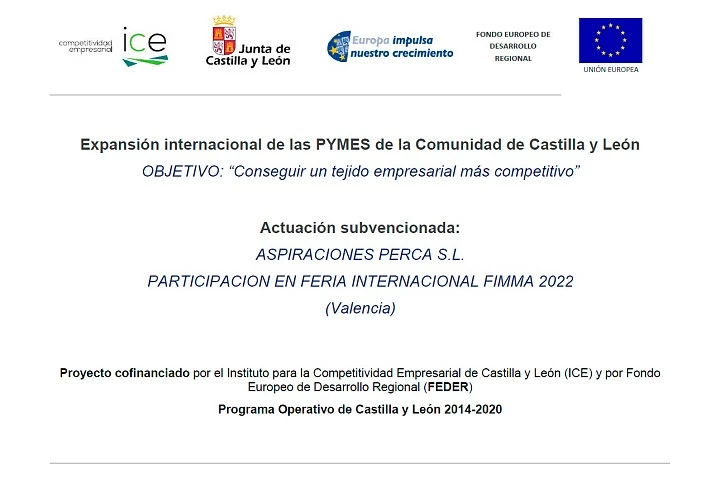 PARTICIPACION EN FERIA INTERNACIONAL FIMMA 2022