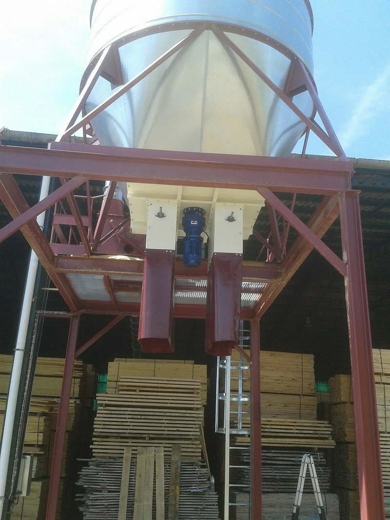 Descargador mecánico vertical para silos circulares
