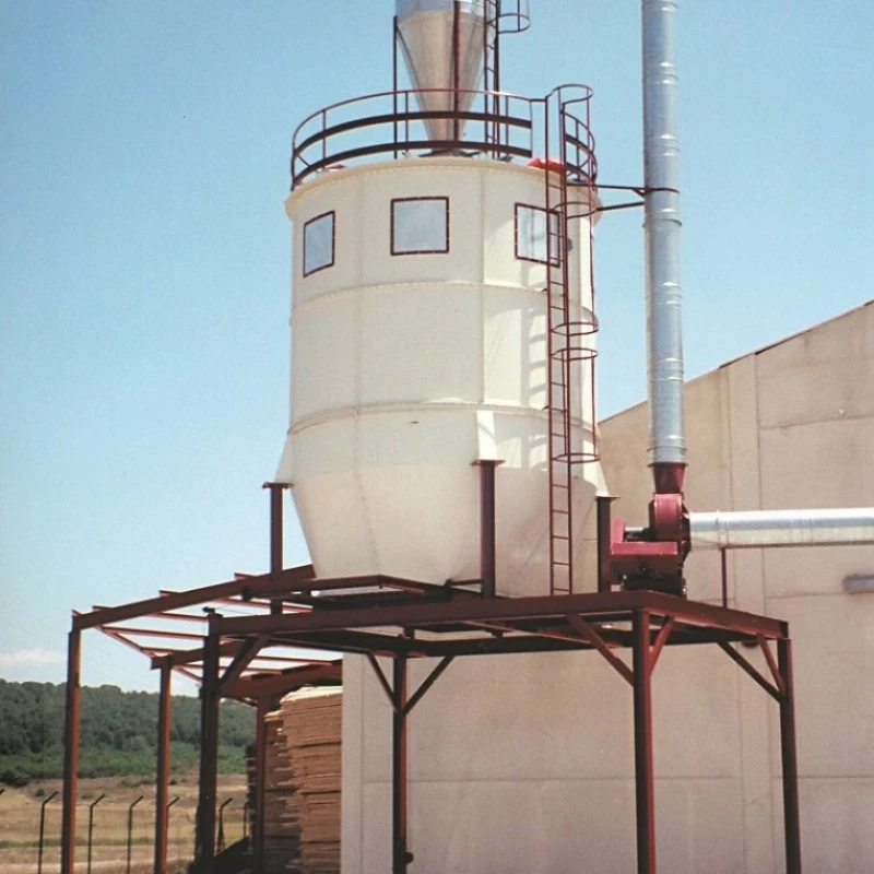 Ciclones con descarga a silo metálico